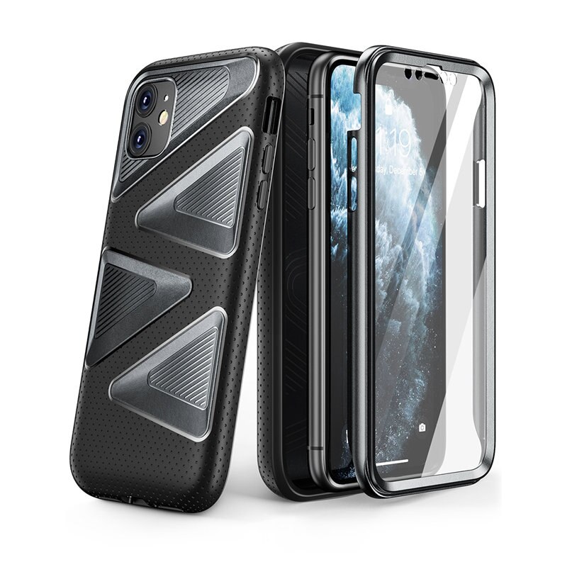 For iPhone 11 Case 6.1 (2019 Release) SUPCASE UB Maze Full-Body Premium Hybrid Protective Cover With Built-in Screen Protector